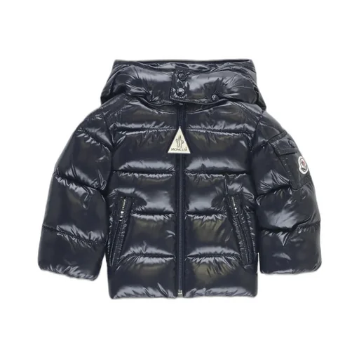 Moncler Enfant Zipped Hooded Jacket