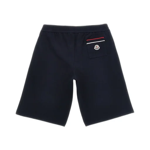 Moncler Enfant Tricolour-Trimmed Piquet Shorts