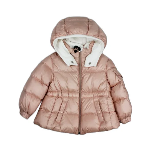 Moncler Enfant Zip-Up Hooded Coat