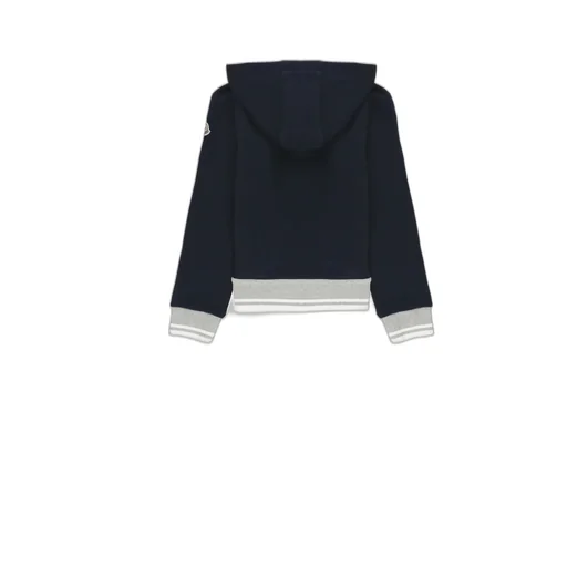 Moncler Enfant Logo Patch Zip-Up Hoodie
