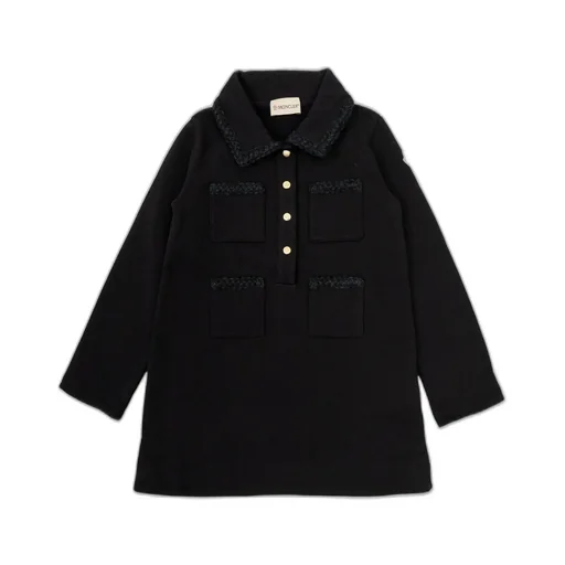 Moncler Enfant Logo Patch Polo Dress