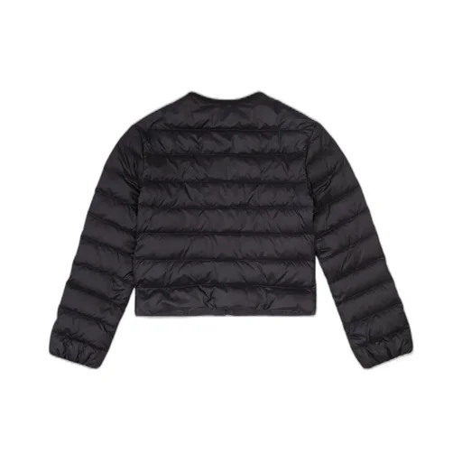 Moncler Enfant Nubia Logo Patch Denim Down Jacket