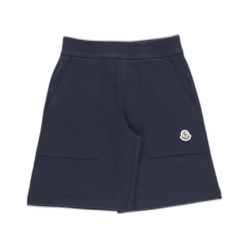 Moncler Enfant Logo Patch Shorts