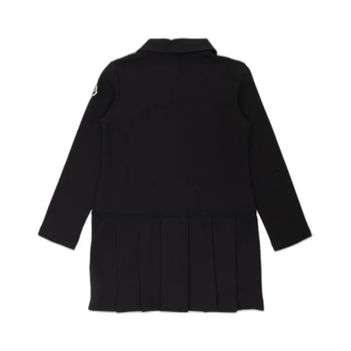Moncler Enfant Polo Collar Pleated Dress