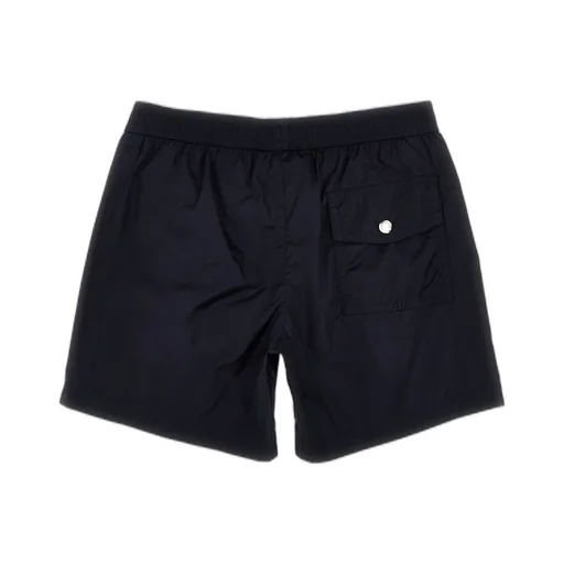 Moncler Enfant Bicolour Trim Swim Shorts