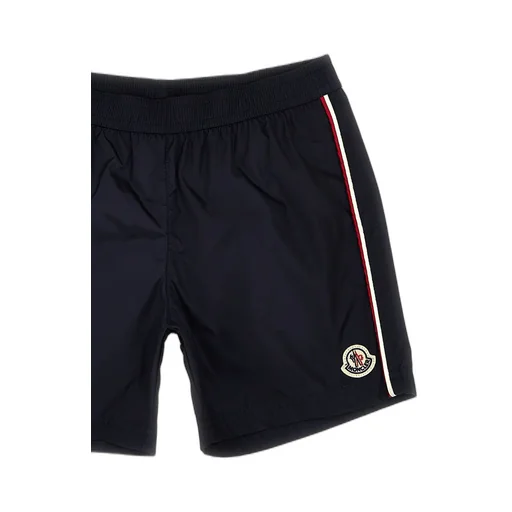 Moncler Enfant Bicolour Trim Swim Shorts