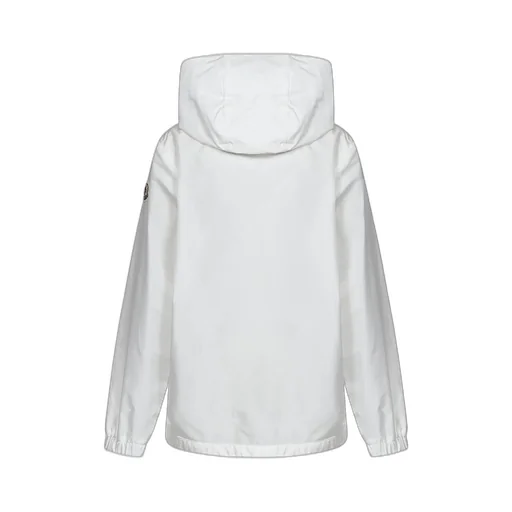 Moncler Enfant Logo Patch Hooded Lightweight Jacket