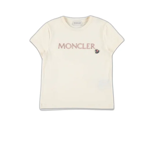 Moncler Enfant Logo Embroidered Crewneck T-Shirt