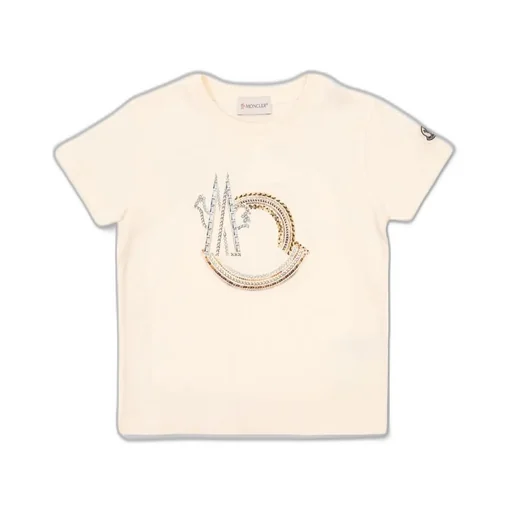 Moncler Enfant Logo Printed Crewneck T-Shirt
