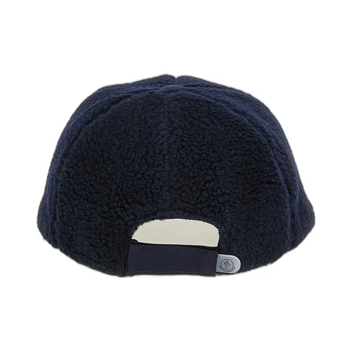 Moncler Enfant Logo Patch Fleece Cap