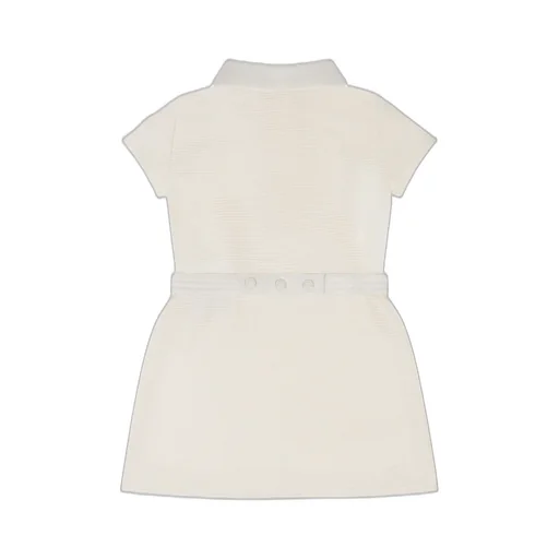 Moncler Enfant Half Zip Short-Sleeved Polo Dress