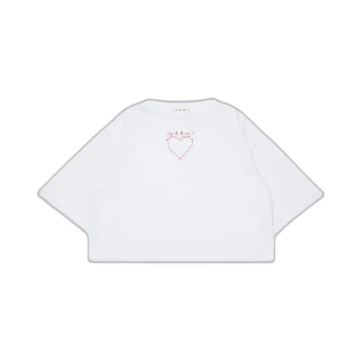 Marni Kids Logo Embroidered Crewneck Sweatshirt