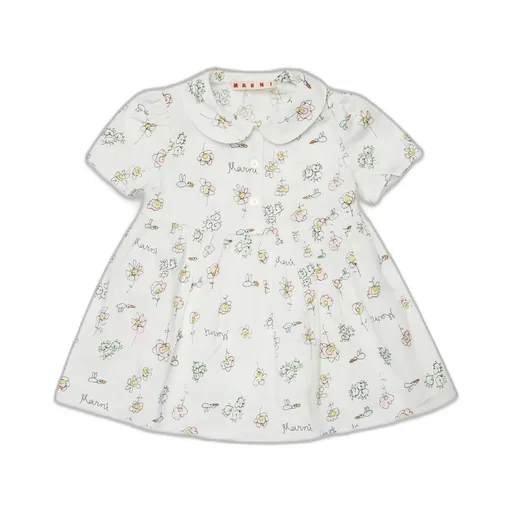 Marni Kids Floral Printed Dress