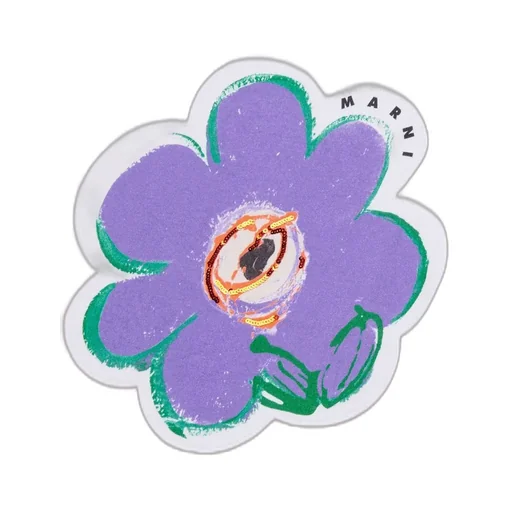 Marni Kids Floral Printed Crewneck T-Shirt