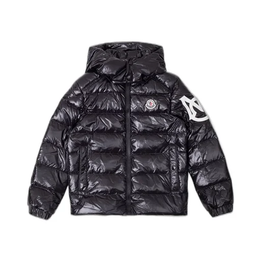 Moncler Enfant Saulx Hooded Quilted Down Jacket