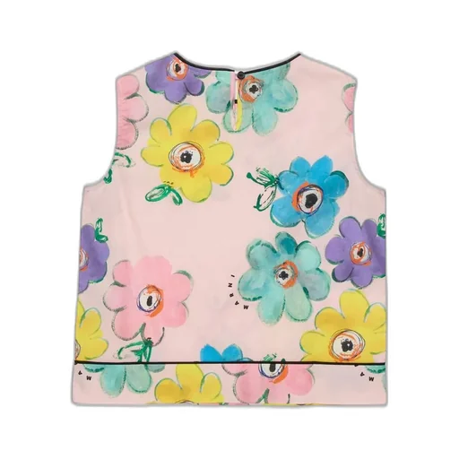 Marni Kids Floral Printed Tank Top