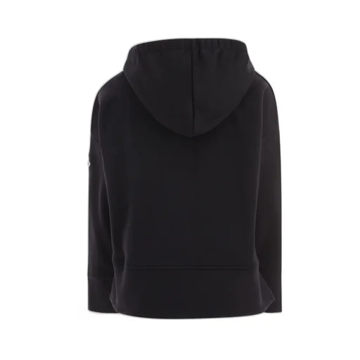 Moncler Enfant Logo Flocked Long-Sleeved Hoodie