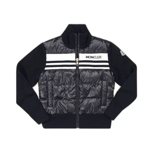 Moncler Enfant Logo-Intarsia Zipped Padded Jacket