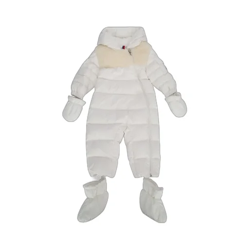 Moncler Enfant Logo Patch Padded Snowsuit