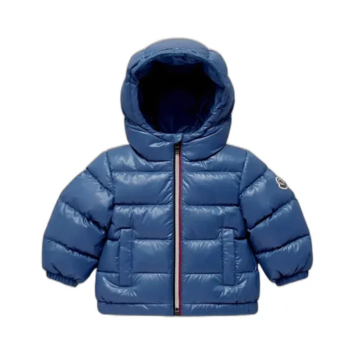 Moncler Enfant Logo Patch Padded Down Jacket
