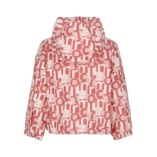 Moncler Enfant Monogram Printed Hooded Jacket