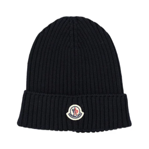 Moncler Enfant Logo Patch Knitted Beanie