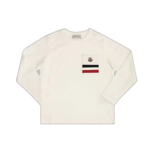 Moncler Enfant Logo Patch Long-Sleeved T-Shirt