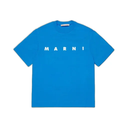 Marni Kids Logo-Printed Crewneck T-Shirt