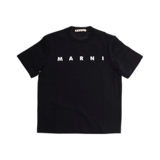 Marni Kids Logo-Printed Crewneck T-Shirt