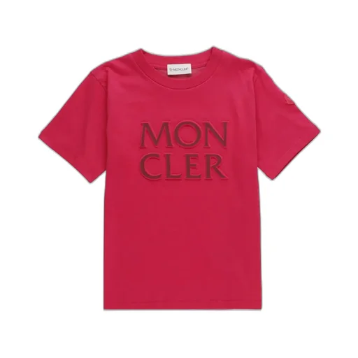 Moncler Enfant Logo Patch Crewneck T-Shirt