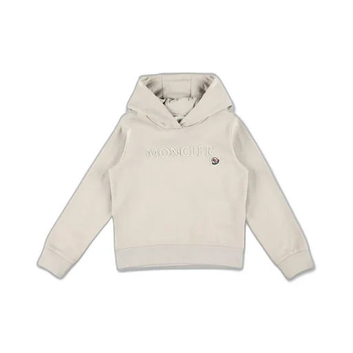 Moncler Enfant Embroidered Tonal Logo Hoodie