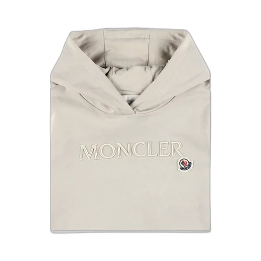 Moncler Enfant Embroidered Tonal Logo Hoodie