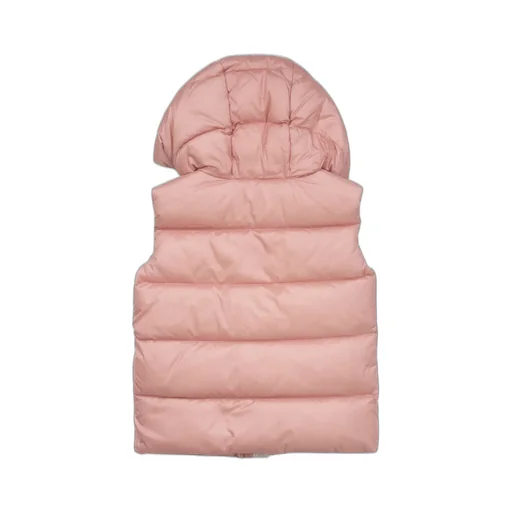 Moncler Enfant Logo Patch Hooded Vest