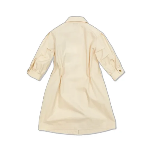 Moncler Enfant Logo Patch Shirt Dress