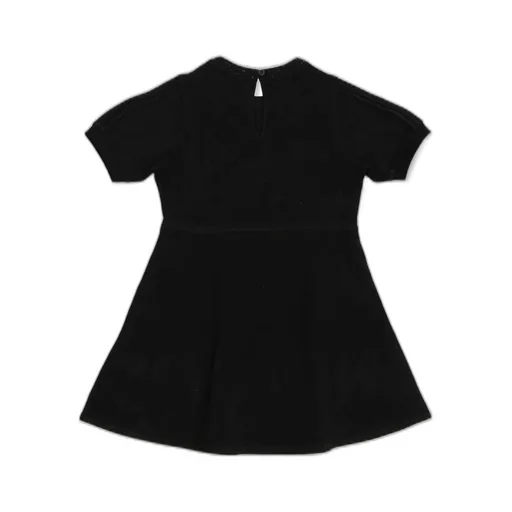 Moncler Enfant Embellished Piquet Polo Dress