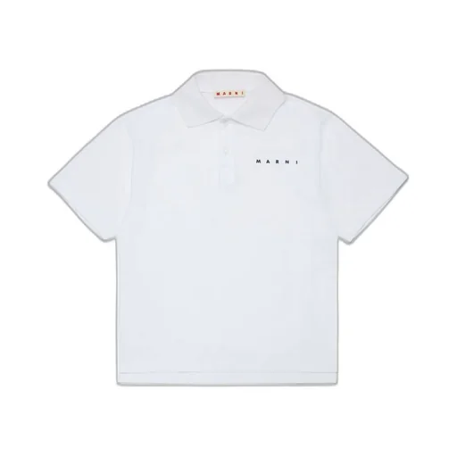 Marni Kids Logo Printed Short-Sleeved Polo Shirt