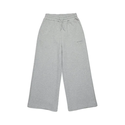Marni Kids Wide-Leg Fleece Pants