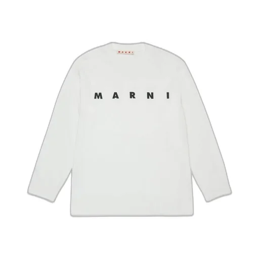 Marni Kids Logo Printed Jersey T-Shirt