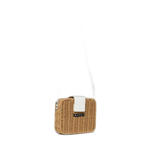 Marni Kids Logo Patch Foldover Top Shoulder Bag
