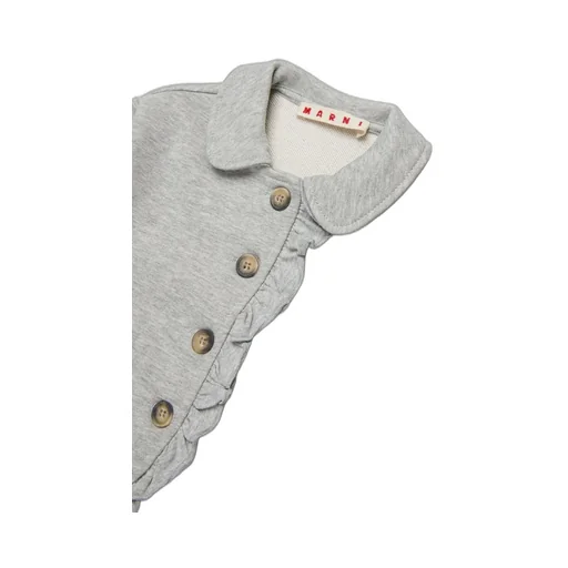 Marni Kids Logo Embroidered Jacket