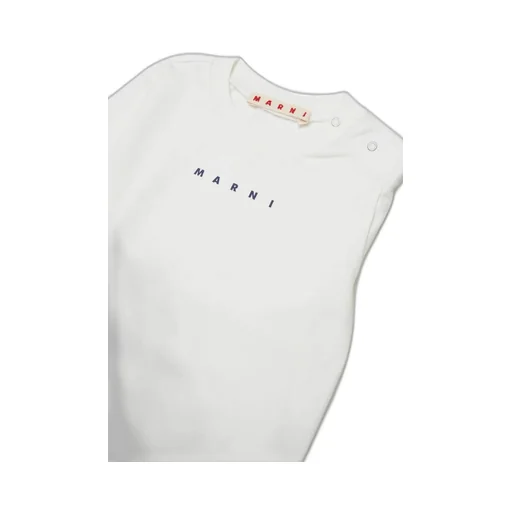 Marni Kids Logo Printed Long-Sleeved T-Shirt