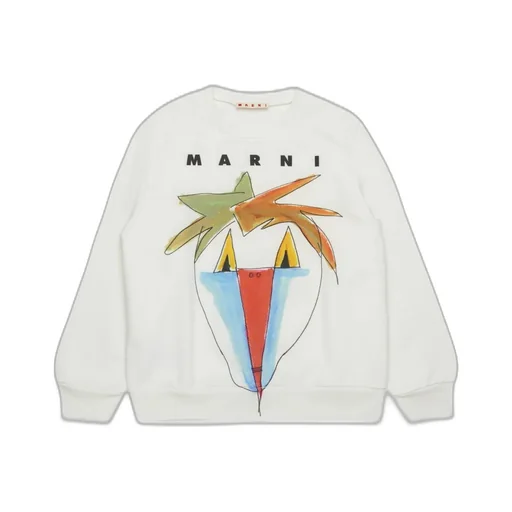 Marni Kids Long-Sleeved Crewneck Sweatshirt