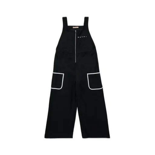 Marni Kids Logo Embroidered Jumpsuit