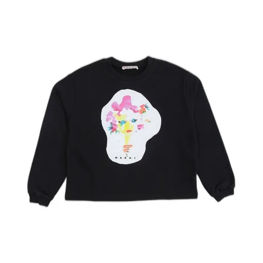 Marni Kids Logo Printed Crewneck Sweatshirt