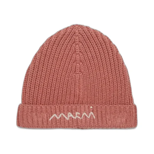 Marni Kids Logo Embroidered Knitted Beanie