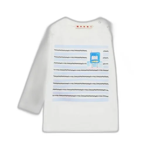 Marni Kids Graphic-Printed Crewneck T-Shirt