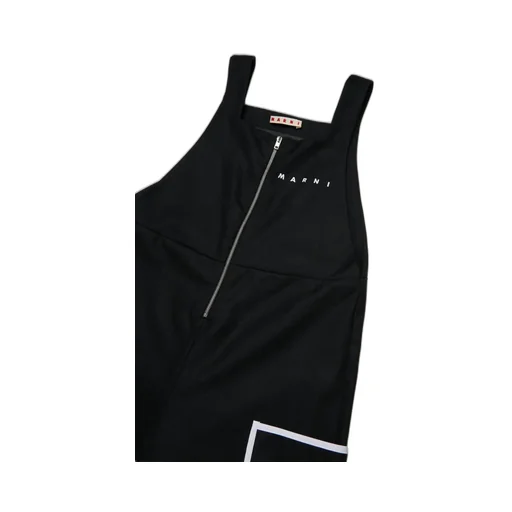 Marni Kids Logo Embroidered Jumpsuit