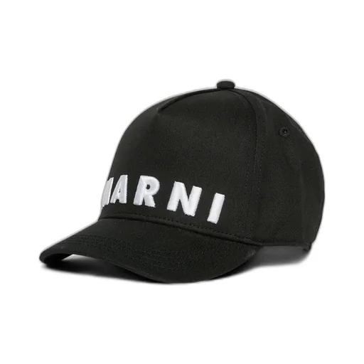 Marni Kids Logo Embroidered Baseball Cap