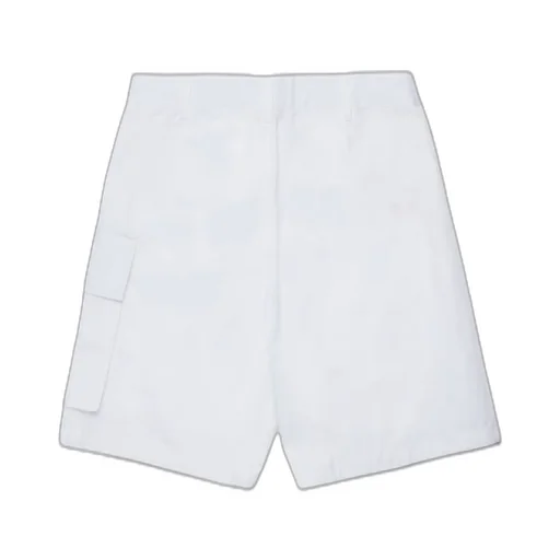 Marni Kids Logo Embroidered Cargo Shorts