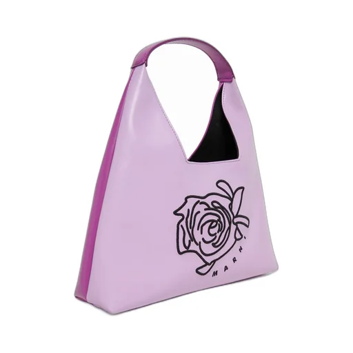 Marni Kids Floral Embroidered Tote Bag